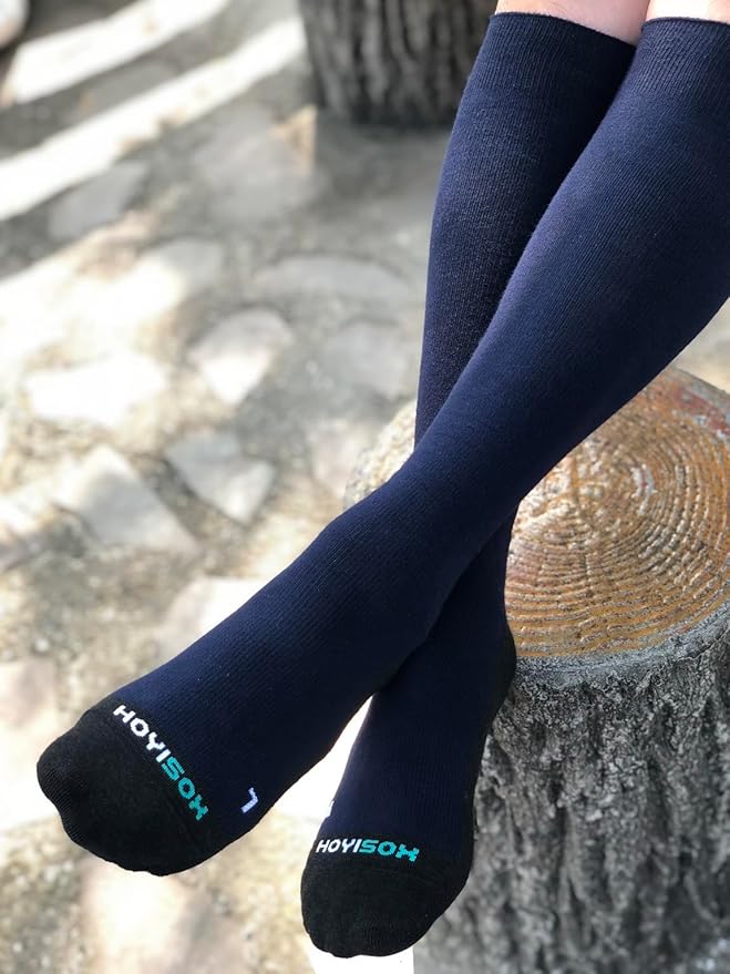 Big and Tall Compression Socks Sizes L to 8XL, Comfortable Knee High Socks for Men and Women