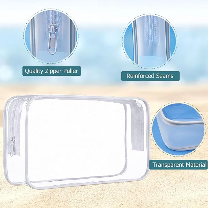 Cosywell Travel Bottles for Toiletries 10PCS Travel Shampoo and Conditioner Bottles TSA Approved Travel Size Containers Leakproof Plastic Cream Jars Refillable Cream Lotion Travel Essential Toiletrie