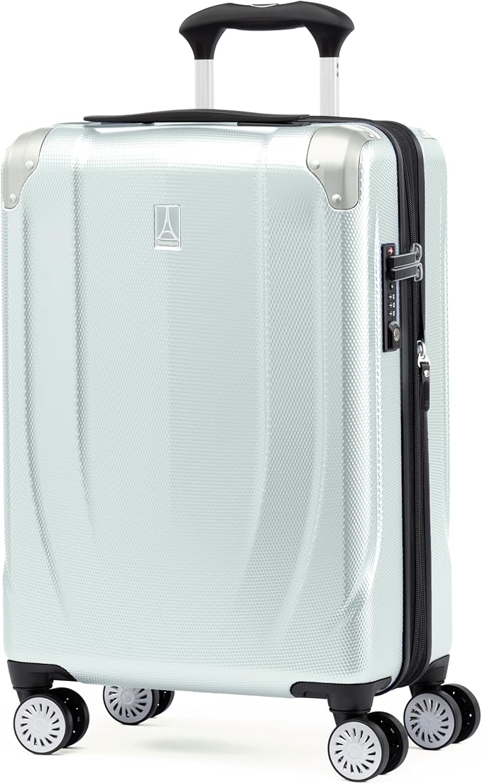 Travelpro Pathways 3 Hardside Expandable Luggage, 8 Spinner Wheels, Lightweight Hard Shell Suitcase, Cloud Grey, Carry On 21 Inch