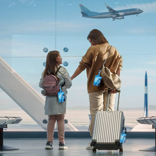 4 Pack Luggage Tag for Suitcases, Leather Suitcase Tags Identifiers, Cute Bag Name Travel Tags ID Labels for Women Men Travel Cruise Luggage by Sodsay