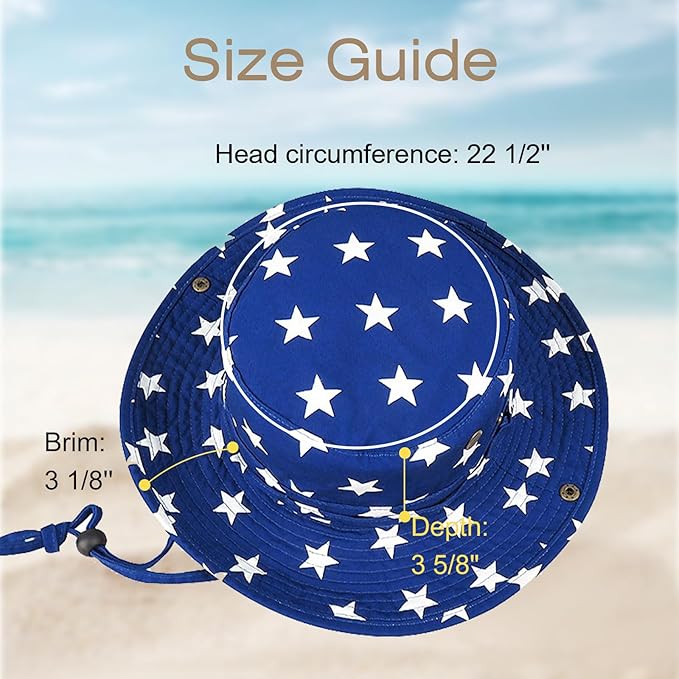 Bucket Hat Wide Brim UV Protection Sun Hat Boonie Hats Fishing Hiking Safari Outdoor Hats for Men and Women
