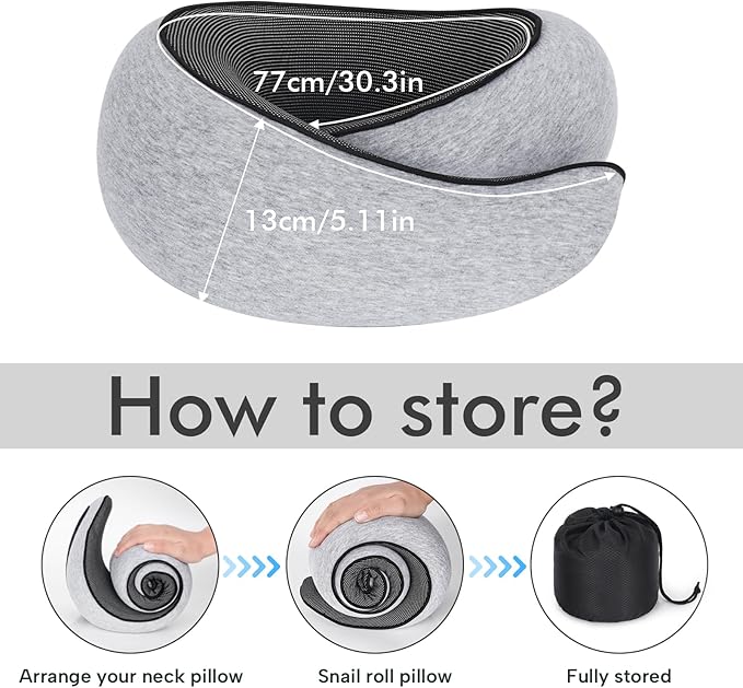 New Travel Pillow, Travel Pillows for Airplanes, Travel Neck Pillow, Travel Pillow, Travel Pillow Neck Pillow for Traveling Suitable for Airplanes,Offices and Cars