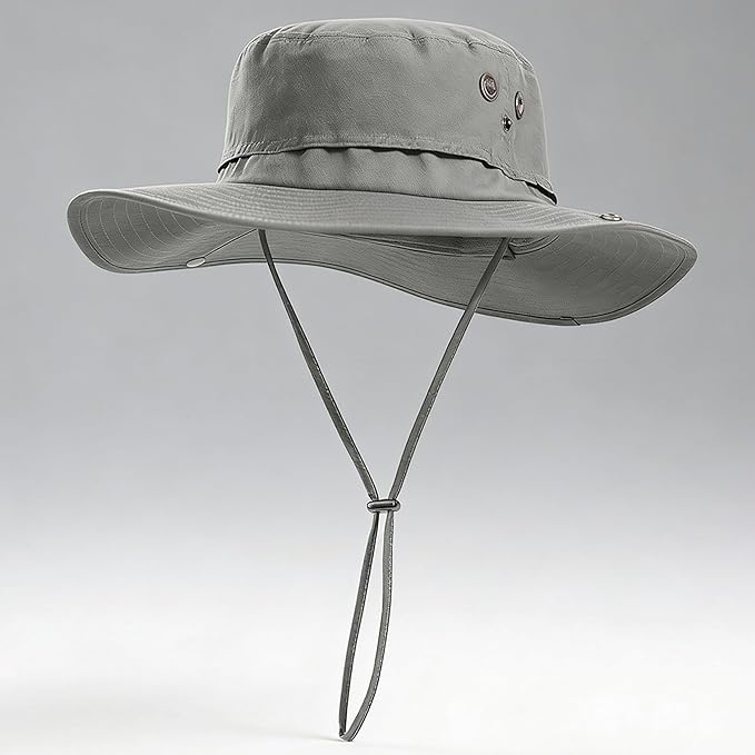 Plus Size XL XXL Sun Hats for Men Bucket Boonie UV Protection UPF50+ Waterproof Wide Brim Foldable Fishing Beach