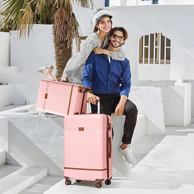 Krute Large Luggage 28 inch Suitcase with TSA Lock PC+ABS Hard Shell Checked Luggages with Spinner Wheels Hard Side Suitcases