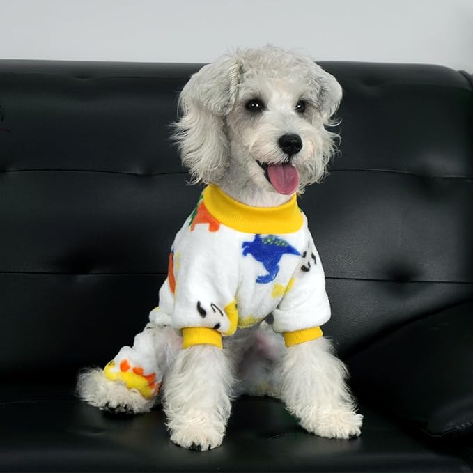 XPUDAC Dog Pajamas Fleece Dog Sweaters for Small Medium Dogs Girl Boy Soft Warm Doggy Clothes for Doggie Winter Christmas(XX-Large)