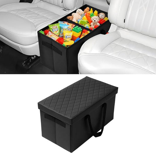 Shademax Car Seat Organizer for Ford Explorer 2020-2025 2026 Accessories, Explorer Backseat Organizer Car Console Organizer for Kids Toys, Baby Supplies, Dog Toys, Snack Organizer, Travel Storage Box