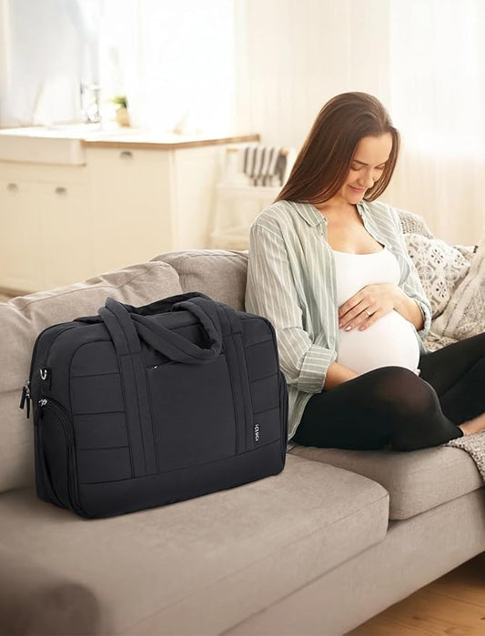 CLUCI Weekender Travel Bag for Women Puffer Tote Bag Carry On Duffle Overnight Bags with Shoe Compartment