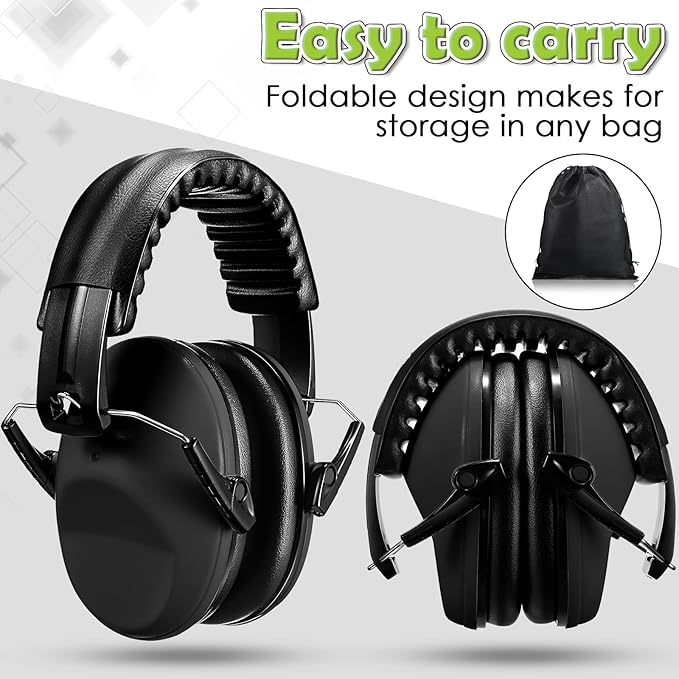 JaGely 8 Pieces Kids Ear Protection Earmuffs Noise Canceling Headphones Hearing Protection Ear Muffs Noise Reduction Sound Proof Headphones for Children Toddler