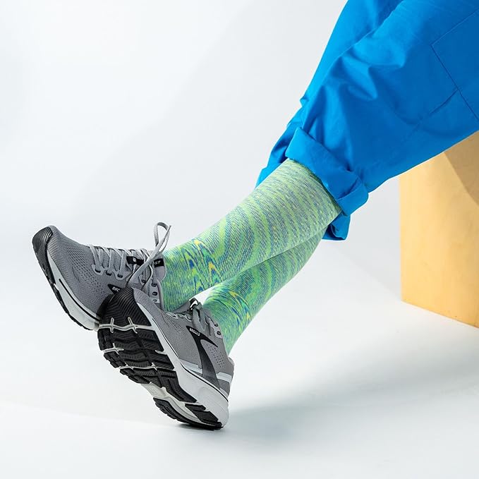 Medical Grade Compression Socks for Men & Women 15-20 mmHg by OrthoSleeve (Nebula, Medium)