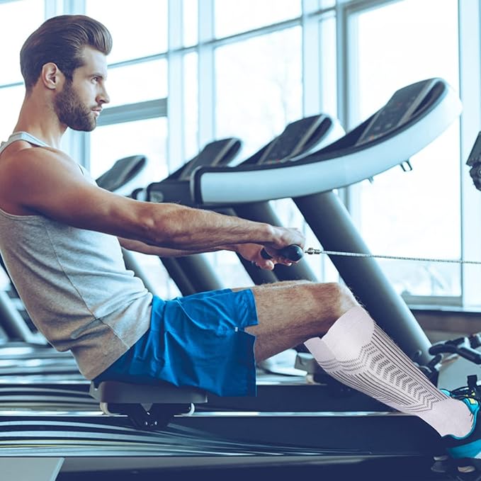 FuelMeFoot 3 Pack Copper Compression Socks - Compression Socks Women & Men Circulation - Best for Medical,Running,Athletic