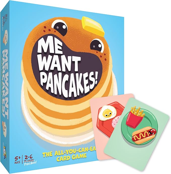 Me Want Pancakes! – The All-You-Can-Eat Family Card Game for Ages 5+, 2-6 Players