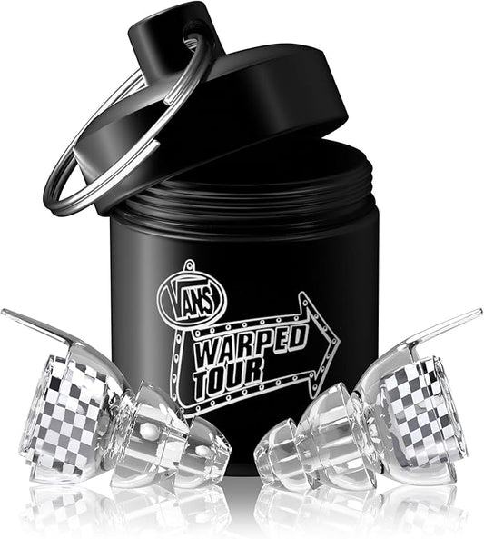 Eargasm High Fidelity Earplugs: Warped Tour Festival Edition - Noise Reducing Ear-Plugs for Hearing Protection at Music Festivals, Loud Environments, Concerts, Live Events, Sporting Events