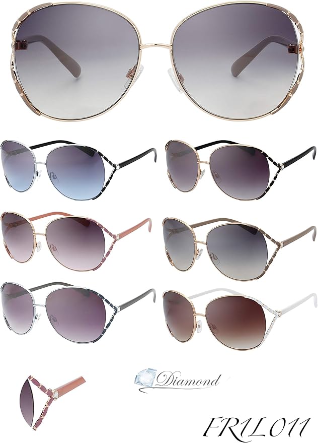 The Fresh Classic Crystal Elegant Women Beauty Design Sunglasses Gift Box
