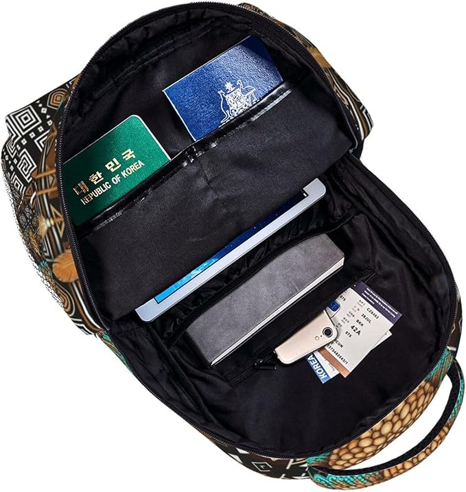 Native American Backpack for Men Women,Casual Travel Hiking Camping Backpacks Lightweight Bookbag