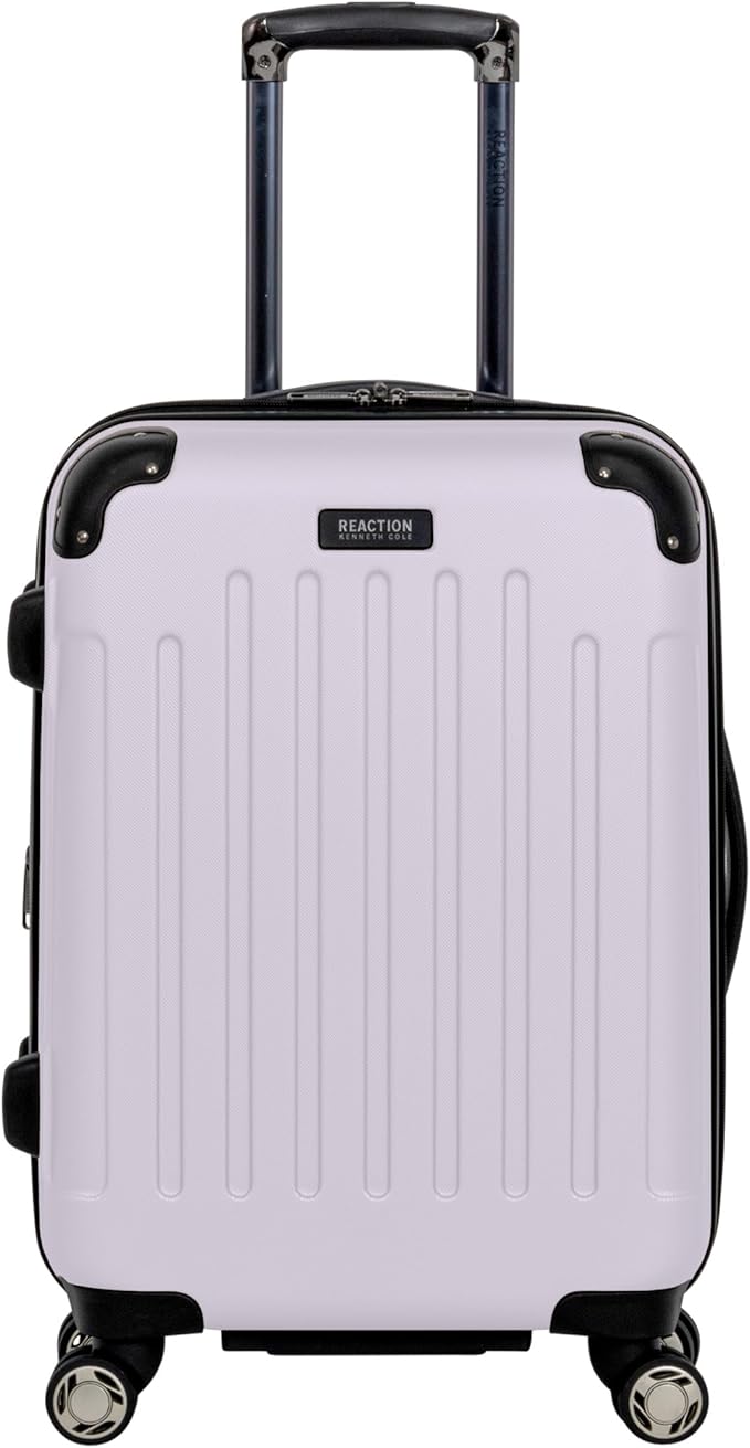 Kenneth Cole REACTION Renegade Luggage Expandable 8-Wheel Spinner Lightweight Hardside Suitcase, Orchid Ice, 20-Inch Carry On