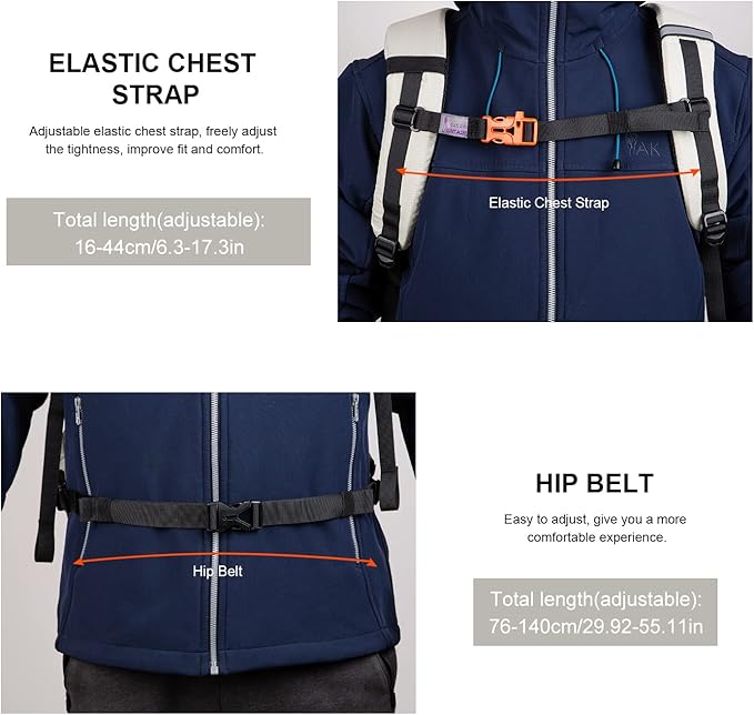 MOUNTAINTOP Hiking Backpack 35L Travel Backpack Lightweight Daypack for Men&Women Outdoor Camping