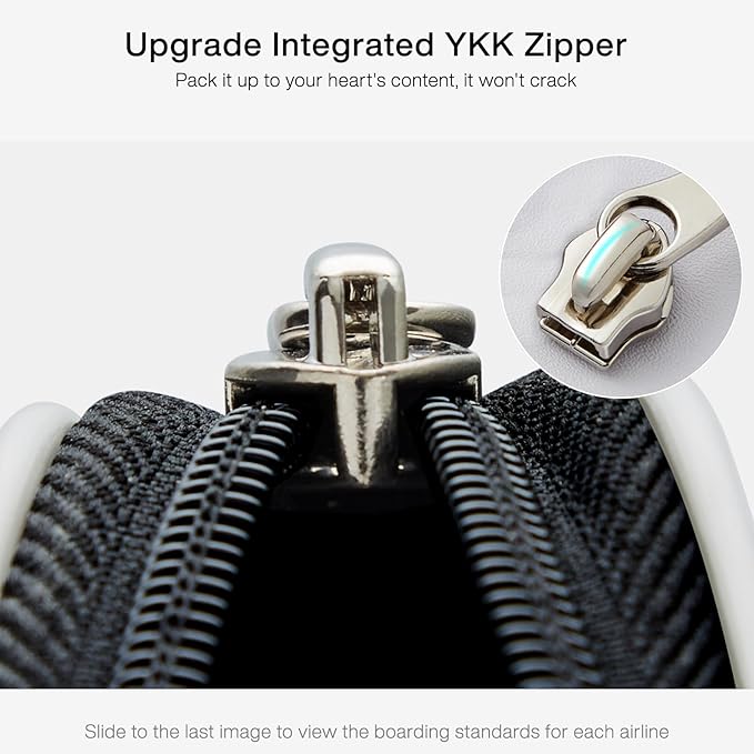 Hanke Grace Carry On Luggage with Wheels Airline Approved Hard Shell Suitcases with Front Pocket，Top Opening Luggage with TSA Lock for Short Business Travel， Cuban Sand.