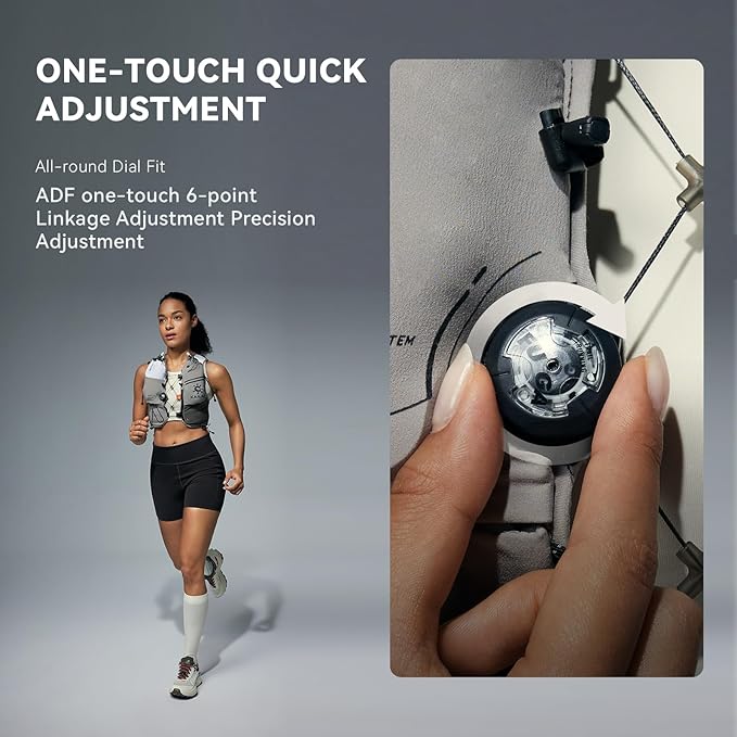 KAILAS FUGA AIR 8 Ⅳ Running Hydration Vest Hydration Pack Lightweight with Two TPU Water Bladders for Women Men Trail Cycling Hiking