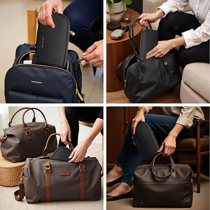 BANGE Travel Organizer Case, Water Resistant Electronics Travel Bag Organizer for Cable, Tech Pouch Accessories Carry Storage for Cord, Phone, Cables, Airpods, USB Flash Drive, Daily Items