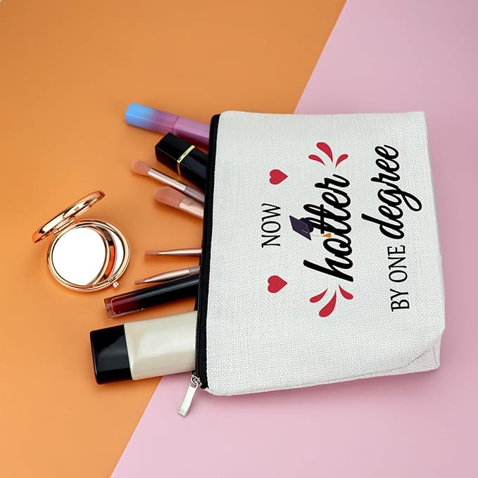 Inspirational Graduation Gifts For Her Makeup Bag 2025 Graduation Gifts 2025 Graduation Gifts For Friend Cosmetic Bag 2025 Graduation Decorations Masters Degree College Graduation Gifts Travel Pouch