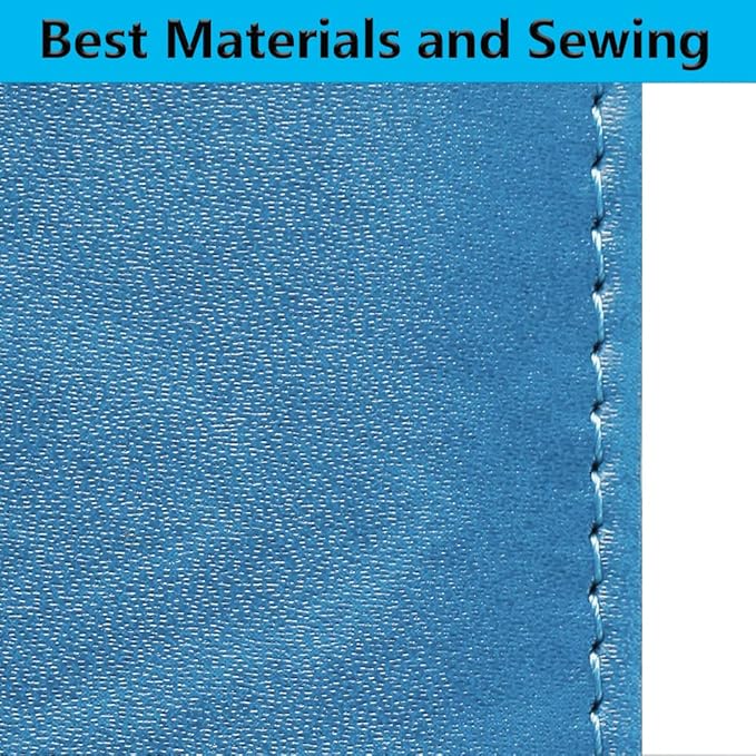 Passport Holder Cover Wallet RFID Blocking Leather Card Case Travel Accessories for Women Men (#Blue)