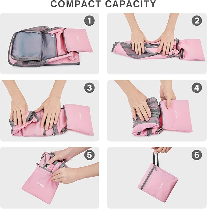 G4Free 10L/15L Hiking Backpack Lightweight Packable Hiking Daypack Small Travel Outdoor Foldable Shoulder Bag