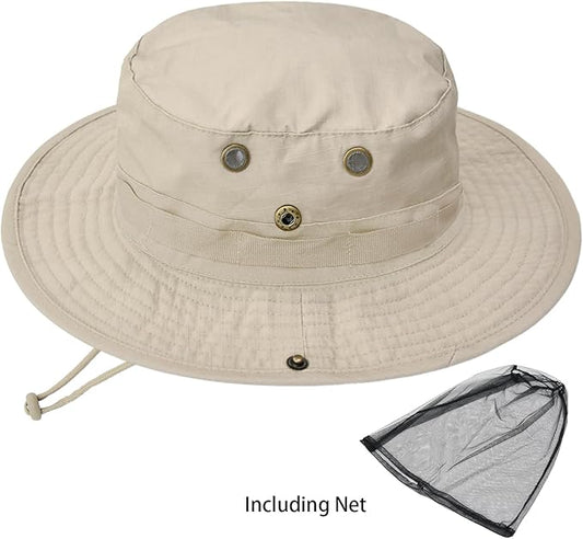 Sun Hats for Men Women Bucket Hat UPF 50+ Boonie Hat Foldable UV Protection Hiking Beach Fishing Summer Safari