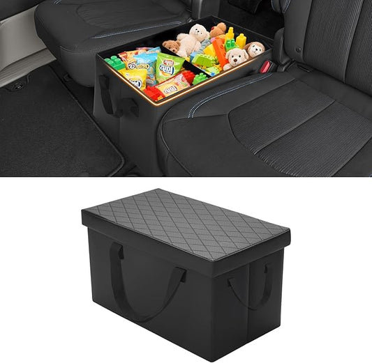 Shademax Car Seat Organizer for Chrysler Pacifica 2017-2025 2026 Accessories Backseat Organizer Car Console Organizer for Kids Toys, Baby Supplies, Dog Toys, Snack Organizer, Travel Storage Box