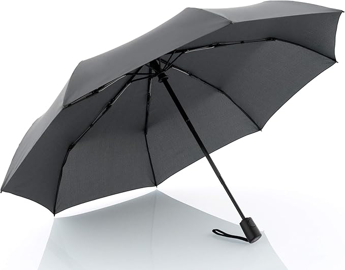 Knirps A.200 Medium Duomatic Windproof Umbrella for Adults – Automatic Open Close 38.5" Canopy, Travel Case Included