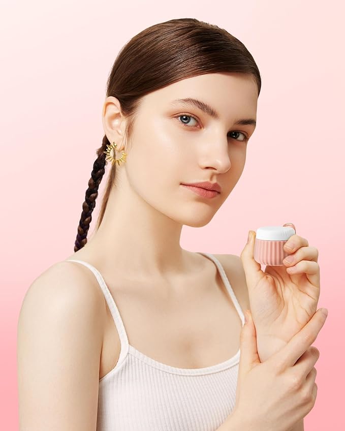 Travel Containers for Toiletries 4 Pack, TSA Approved Travel Size Toiletries, Portable Size Containers, With Clear Bag Leak Proof Silicone Jars, Essentials Creams Jars Carrying Small Items