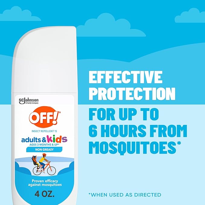 OFF! Insect Repellent Spritz for Adults & Kids, Fragrance-Free Bug Spray for Everyday Protection from Mosquitoes and Ticks, 4 oz