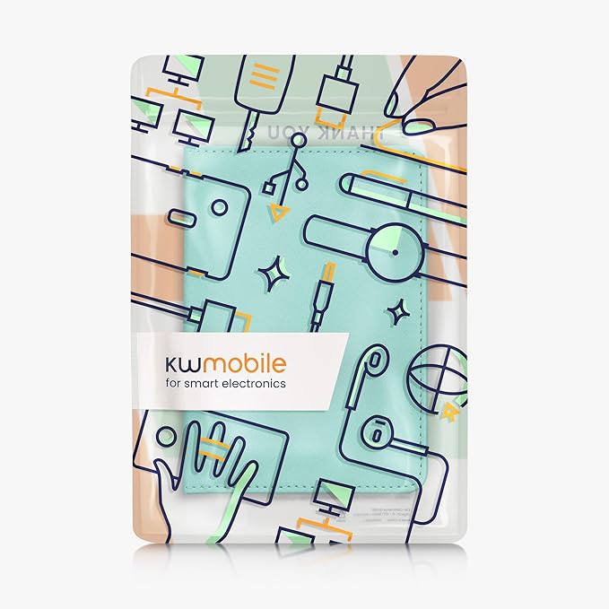 kwmobile Registration and Insurance Holder - Car Document Holder for Vehicle Documents and Cards - PU Leather - Black