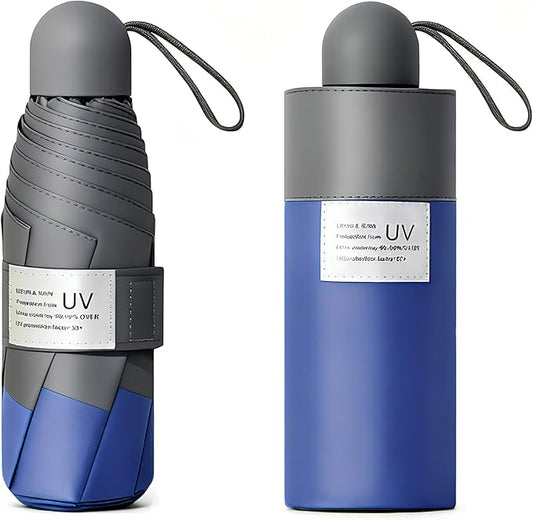 Super Compact Auto Umbrella - Your Lifetime Pocket Companion, UPF 50+ Sun & Rain Protection, Fits Any Purse, Lightweight Travel Essential