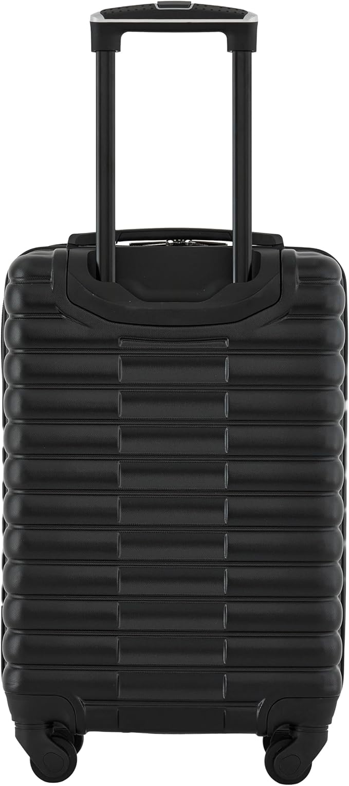 Travelers Club 22-Inch Gilroy Rolling Hardside Carry-On Luggage, Black