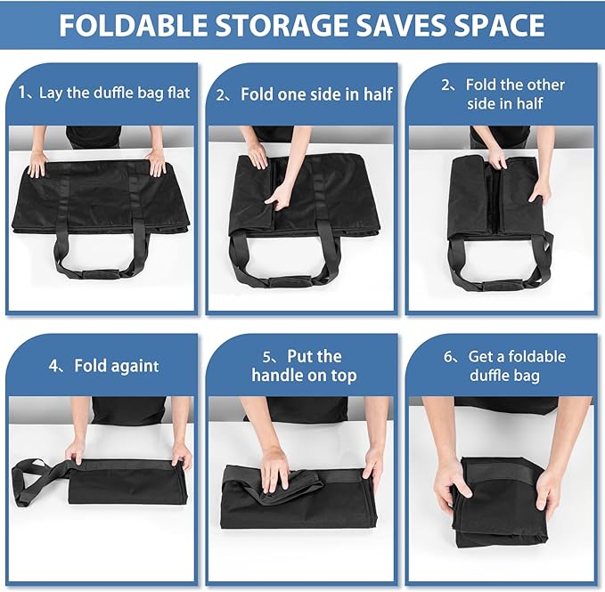 Large Travel Duffle Bag, 102L Gear Bag for Men and Women, Storage Bag Ideal for Overnight Camping and Weekend Getaways