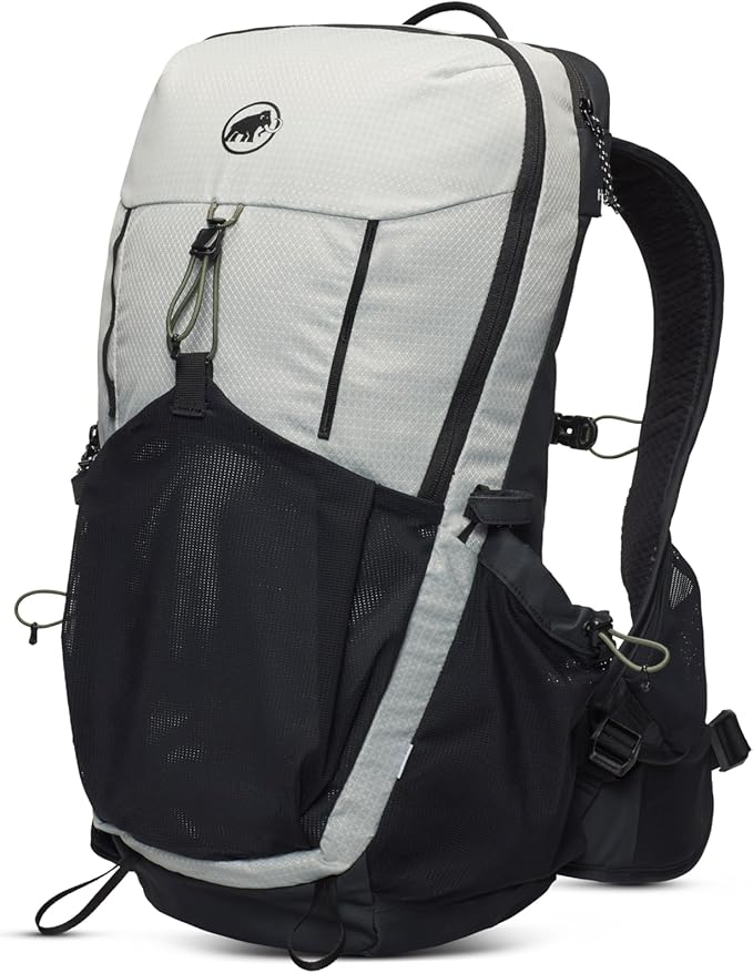 Mammut Ducan 22 – Unisex Outdoor Backpack for Hiking, Running, and Everyday Adventures, Silver Sage-Black, 22L
