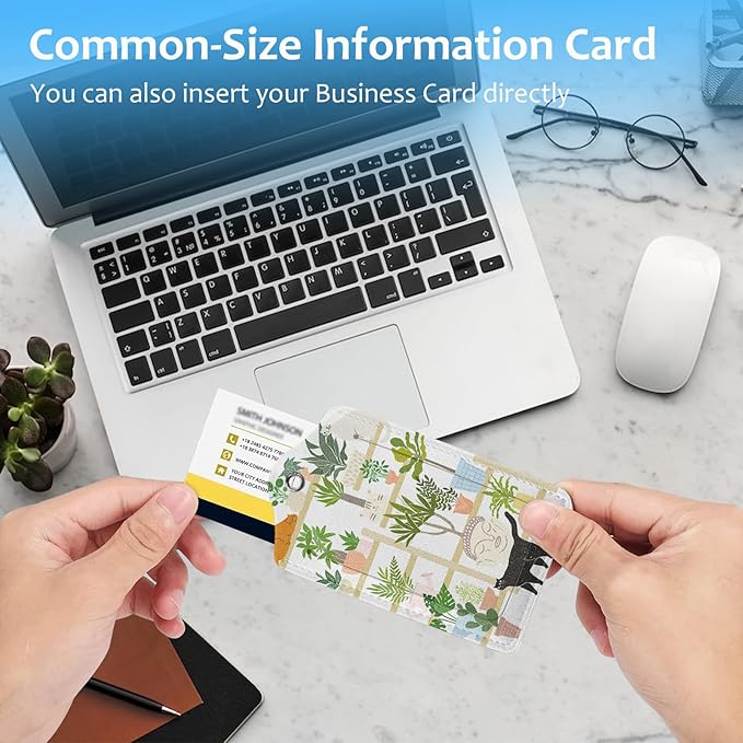 2 Pack Luggage Tag for Suitcase,Bookshelf Cat Luggage Tag with PU Leather Privacy Cover ID Label & Stainless Steel Loop for Women Men Travel Bag Suitcase