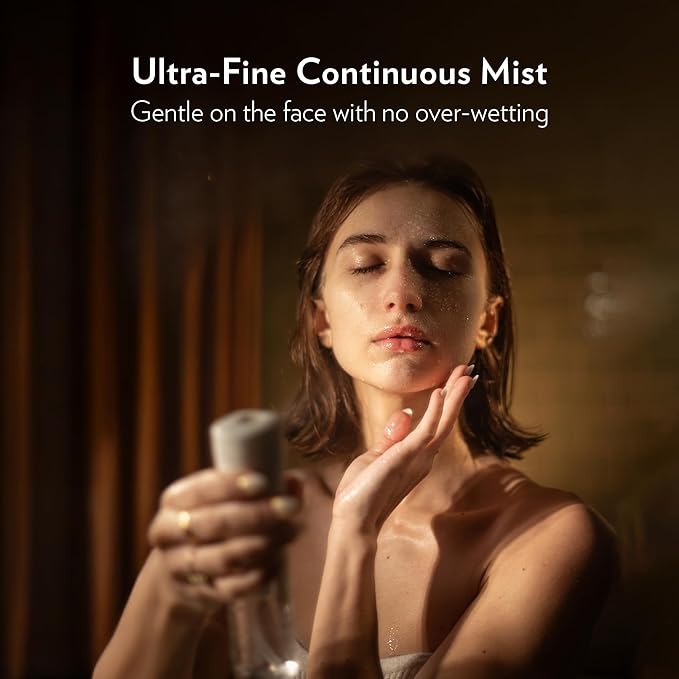 FLAIROSOL MyStyle, Spray Bottle for Hair - Small Travel Spray Bottle, Ultra Fine Continuous Water Mist for Face, Hairstyling, Salon, Cleaning, Beauty, Toners, Hydration & Makeup, 3.04oz / 90ml, Peach