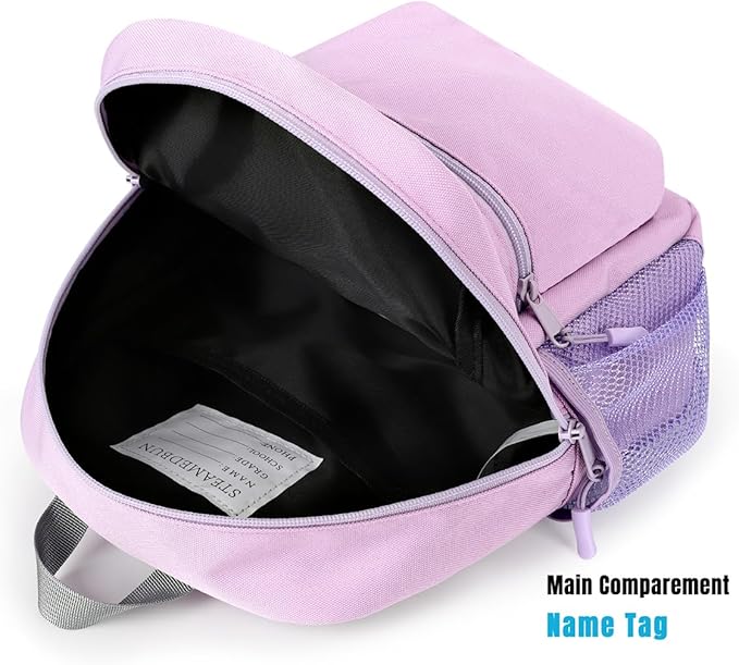 STEAMEDBUN Toddler Backpack for Girls 2-4, Kindergarten & Preschool Mini