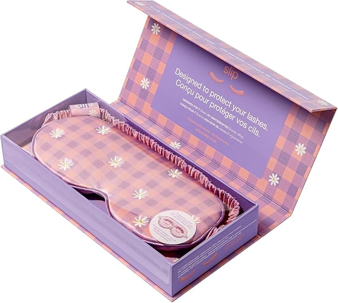 slip Pure Silk Contour Sleep Mask: Protect Your Delicate Lashes with Our Innovative, Lash-Friendly Design. Experience Uninterrupted Beauty Sleep with Slipsilk Comfort, 1 Contour Mask, Posie