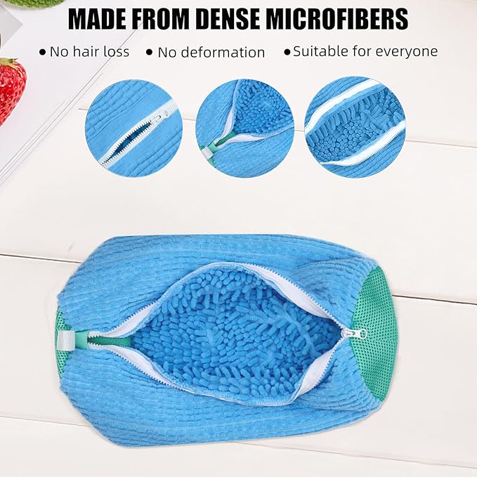 2-Packs Shoe Washing Bag for Washing Machine,Laundry Shoe Bag for Washer and Dryer Reusable Shoe Cleaning Bag