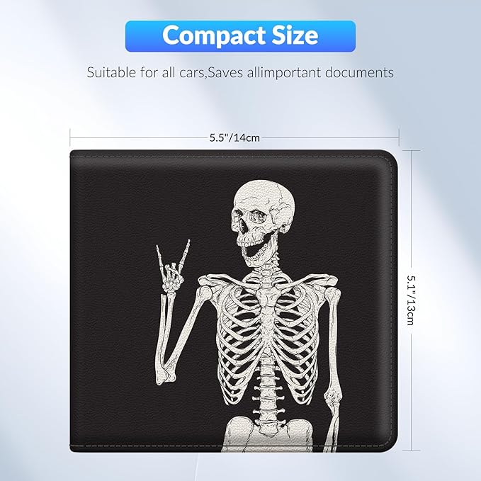 Car Registration and Insurance Card Holder，Vehicle Glove Box Car Organizer，Accessories Case for Storing Driving Licences, Cards, Documents