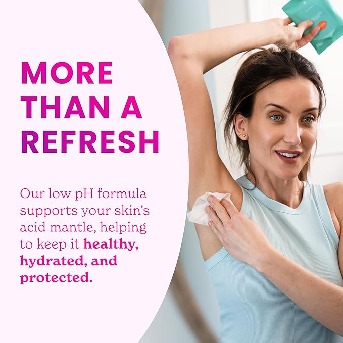 Lume Acidified Deodorant Wipes - 24 Hour Odor Control - Aluminum Free, Baking Soda Free, Skin Loving - 45 Count (Pack of 2) (Cool Cucumber)