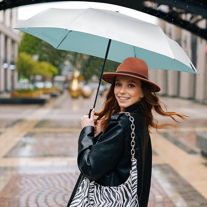G4Free Mini Ultralight Umbrella UPF 50+ UV Protection Compact Lightweight Travel Umbrella Super Slim Small Portable Automatic Open and Close,40 Inch