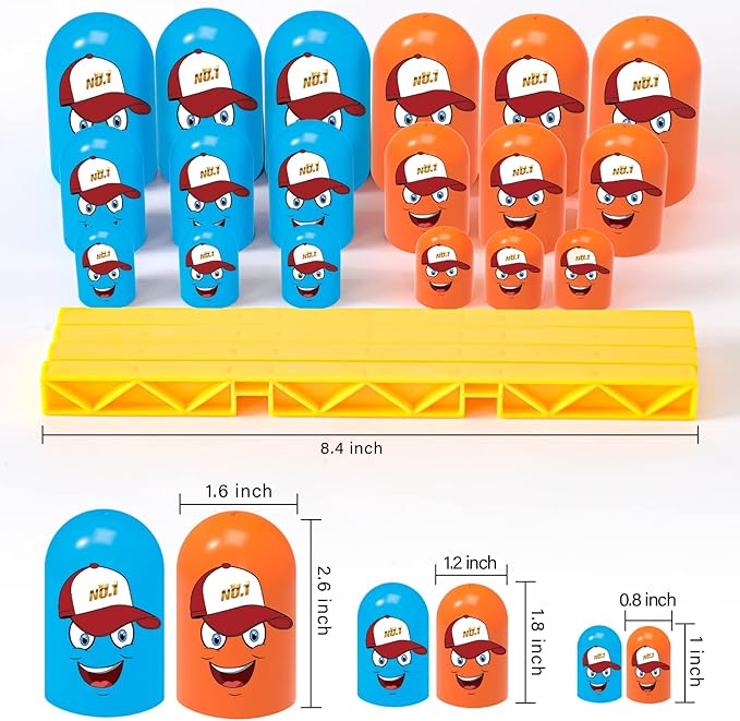 Upgraded Tic Tac Toe Strategy Board Game for Kids and Family,Head-to-Head Family Game,Interactive Toys,Party Favors for Kids 3-8.