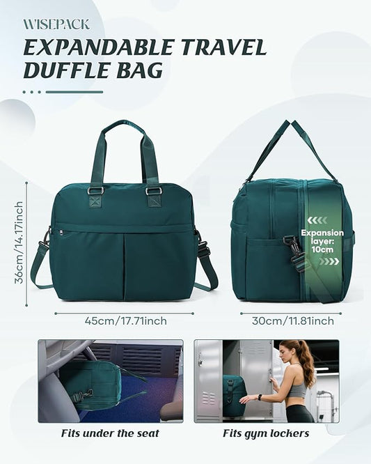 Gym Bag Womens,Travel Duffel Carry on Bag Sport Tote Bag Weekend Overnight Bag