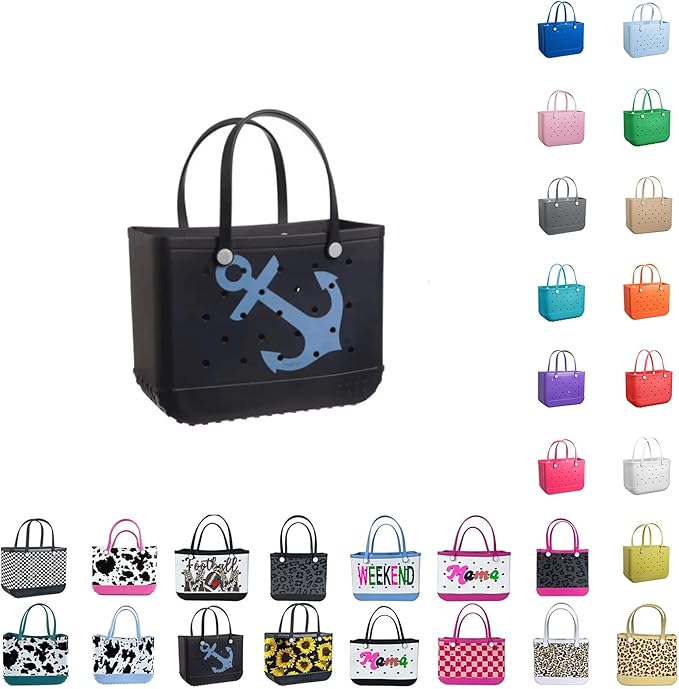 EVA Waterproof Washable Tote Bag for Beach, Pool, Boat, Sports