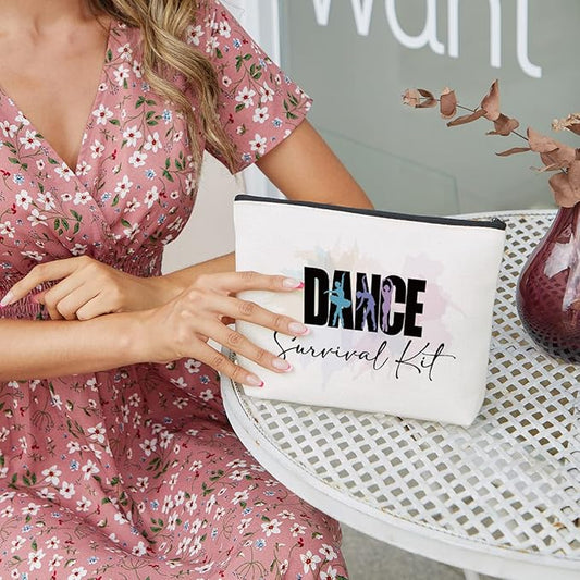 fkovcdy Elegant Dance Bag - Ballet Makeup Bag Gift for Female Teenage Girls Dance Enthusiasts & Teachers - Survival Kit