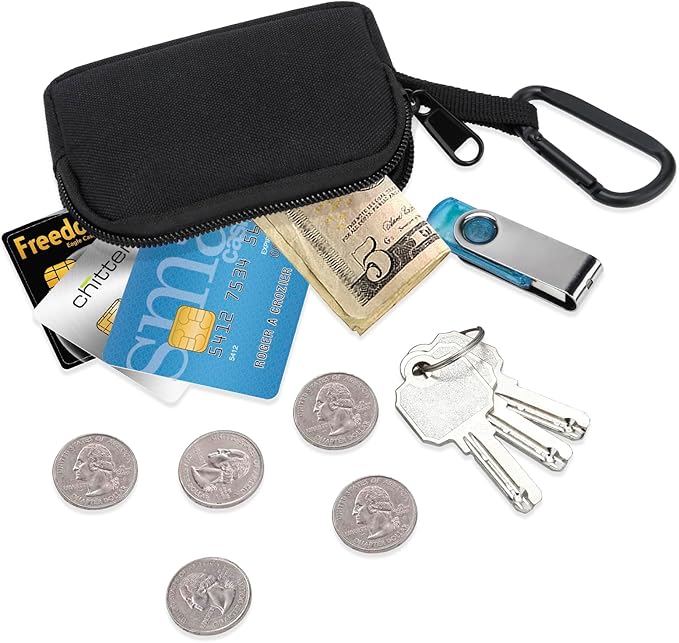 E-Tree Mini Pouch Case for Phone Charger, Airpods, Cables, Earphones, Cards, Keys, Super Small Storage Organizer Tech Bag, Coin Purse Wallet