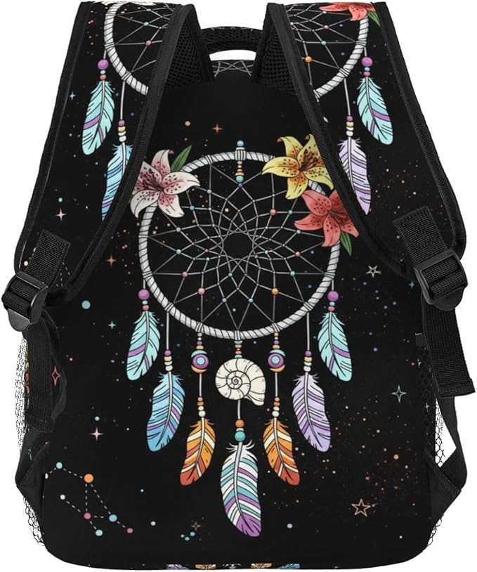 Native American Backpack for Men Women,Casual Travel Hiking Camping Backpacks Lightweight Bookbag